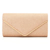 Black Glitter Envelope Clutch Bag for Women Evening Use