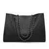 Black Rhombus Chain Shoulder Bag for Women
