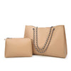 Black Rhombus Chain Shoulder Bag for Women