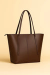 Brown Leather Tote Bag for Women
