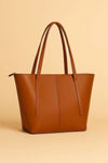 Brown Leather Tote Bag for Women