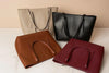 Brown Leather Tote Bag for Women